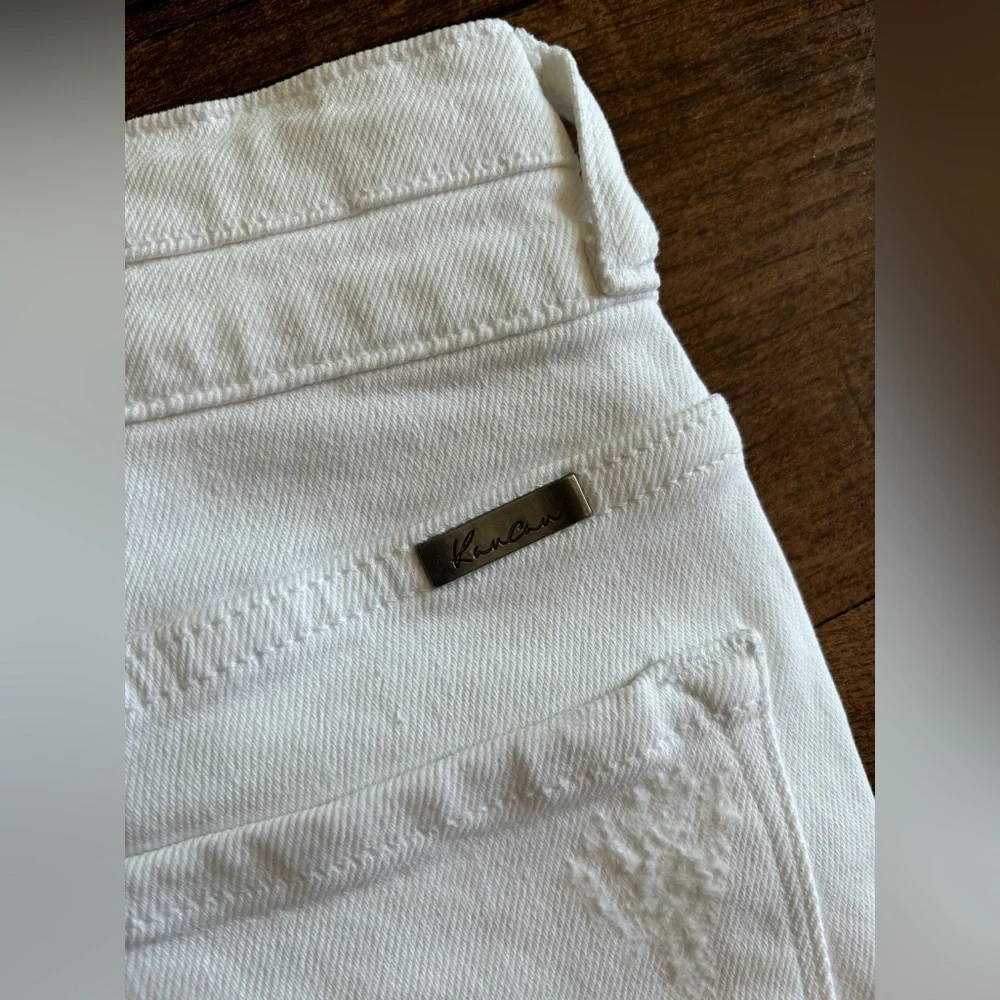 NWT KanCan Jeans | 3/ 25 | White Distressed Denim - Picture 9 of 10